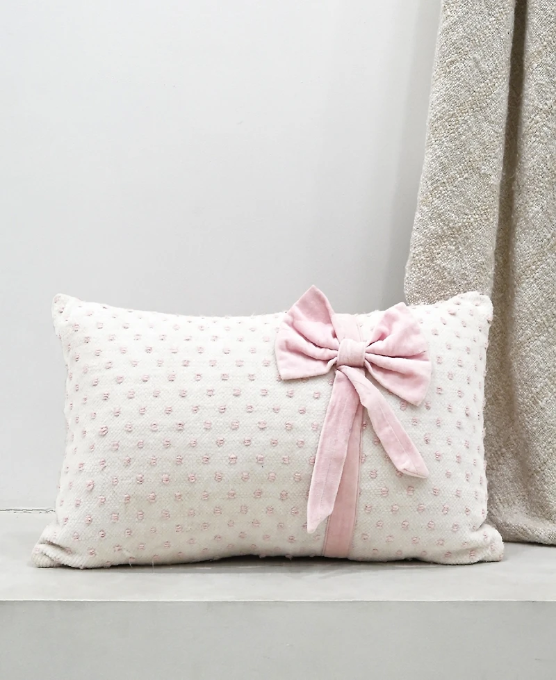 Vibhsa Linden Handwoven Decorative Pillow, 14" x 24"