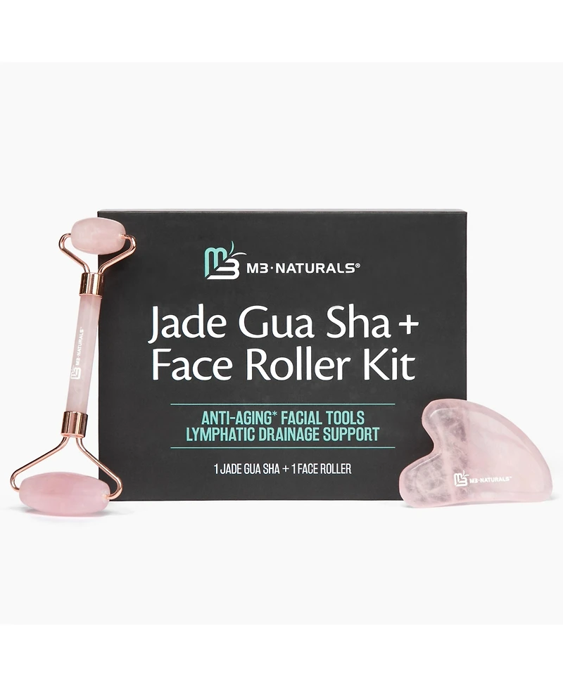 M3 Naturals | Gua Sha + Face Roller Kit