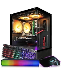 Ipason Gaming Pc Desktop - Intel Core i5 , Radeon Rx 590 8GB, 16GB Ram, 1TB Ssd, 600M WiFi, Bluetooth 5.0, Rgb Bt Sound Bar, Windows 10 Home