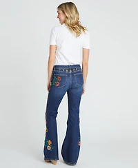 Driftwood Women's Farrah X Hazel Hallucination Embroidered Jeans