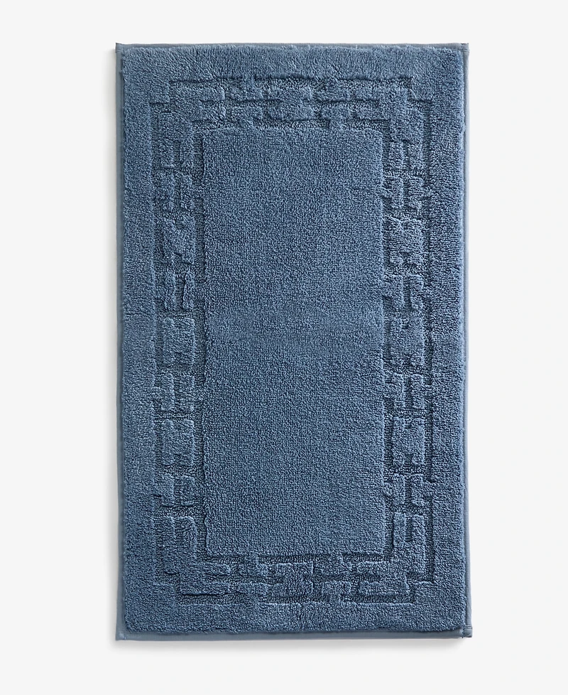Hotel Collection Sculpted Chain-Link Cotton Bath Rug, 20" x 34", Exclusively at Macy's