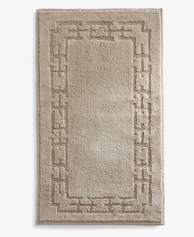 Hotel Collection Sculpted Chain-Link Cotton Bath Rug, 20" x 34", Exclusively at Macy's