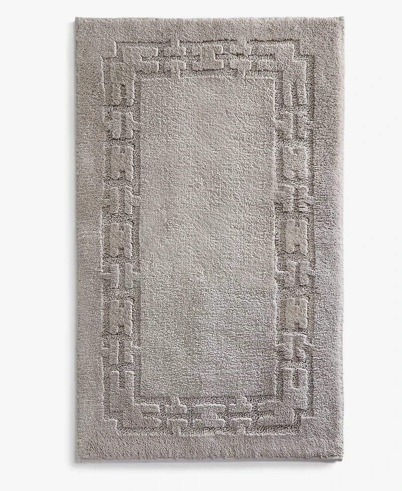 Hotel Collection Sculpted Chain-Link Cotton Bath Rug, 20" x 34"