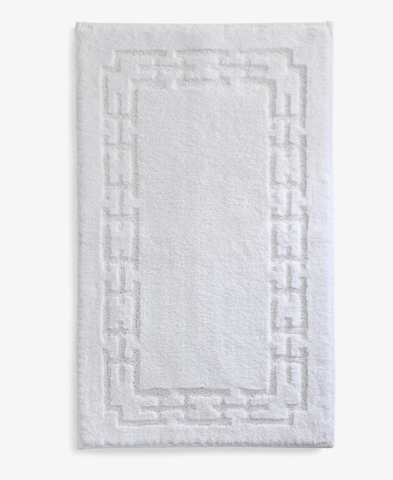 Hotel Collection Sculpted Chain-Link Cotton Bath Rug, 20" x 34", Exclusively at Macy's