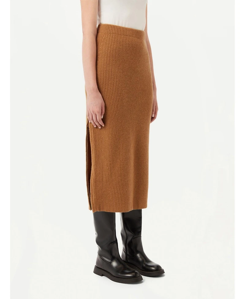 Gobi Cashmere Women's Cashmere Skirt with Zip