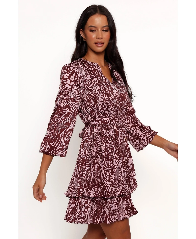 Petal and Pup Womens Wrenley Long Sleeve Mini Dress