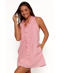 Petal and Pup Women's Cassandra Ruffle Mini Dress
