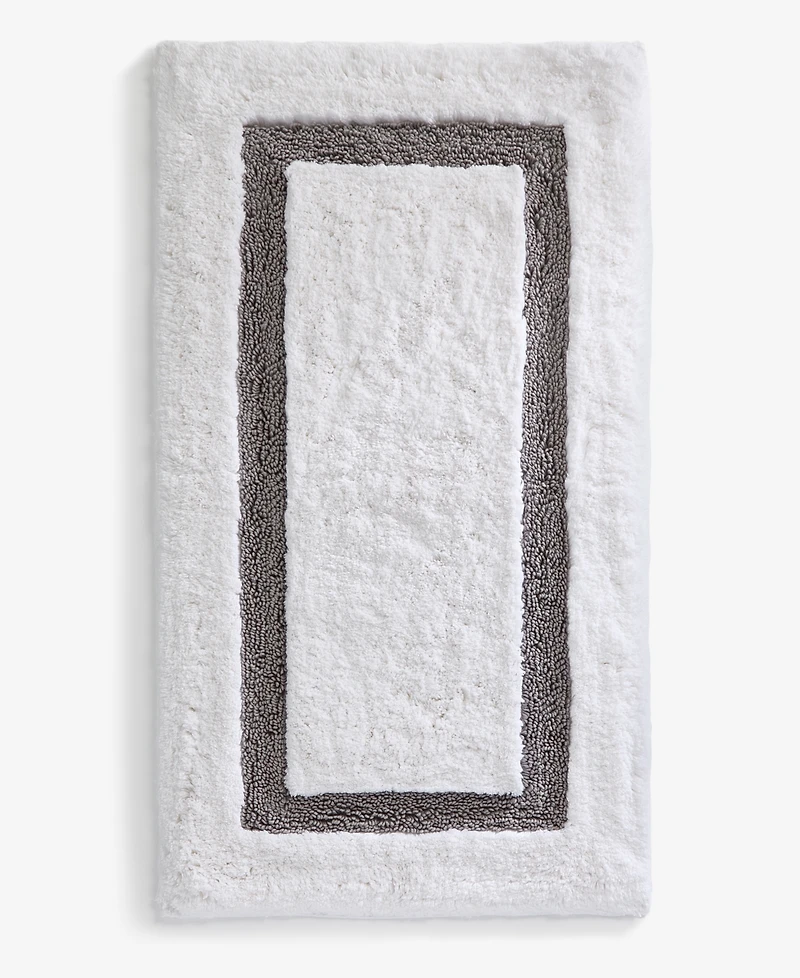 Hotel Collection Linea Cotton Bath Rug, 20" x 34"