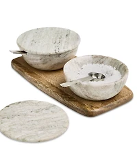 Oake Marble Salt and Pepper Bowls, Macy's Exclusive