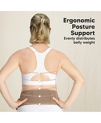 KeaBabies Maternity Belly Band for Pregnancy, Soft & Breathable Pregnancy Support Belt