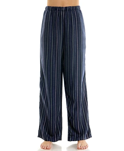 Roudelain Women's Open Leg Flannel Sleepwear Pants