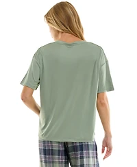 Roudelain Women's Drop Shoulder Crew Neck T-Shirt