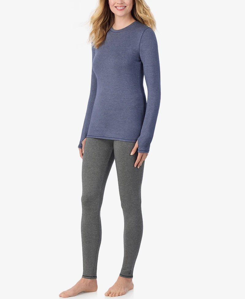 Cuddl Duds Women's Long Sleeve Crew Neck T-Shirt