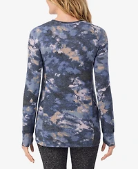 Cuddl Duds Petite Soft Knit Crewneck Top