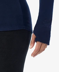 Cuddl Duds Women's Long Sleeve Half-Zip Hoodie