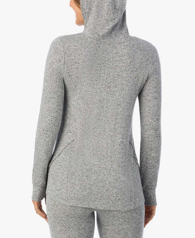 Cuddl Duds Petite Long Sleeve Tunic Hoodie