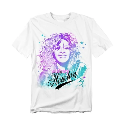 Logovision Men's Whitney Houston Color Blend T Shirt