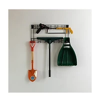 Gardenised Wall Mount Garden Tool Storage Rack Hook On Garage, Garden and Yard, Black