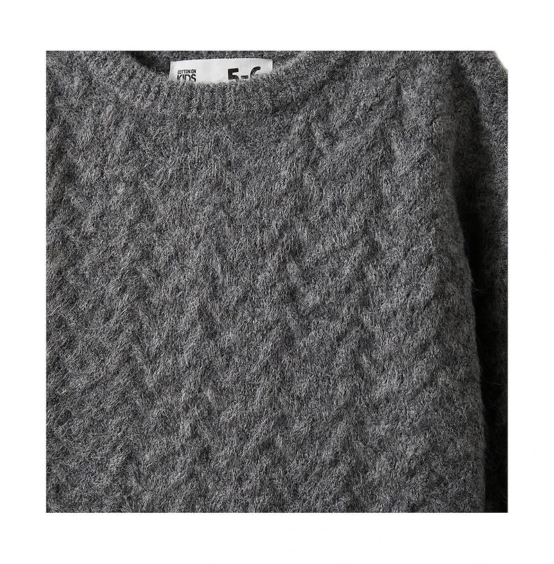 Cotton On Girls Little/Big Cosi Knit Pullover