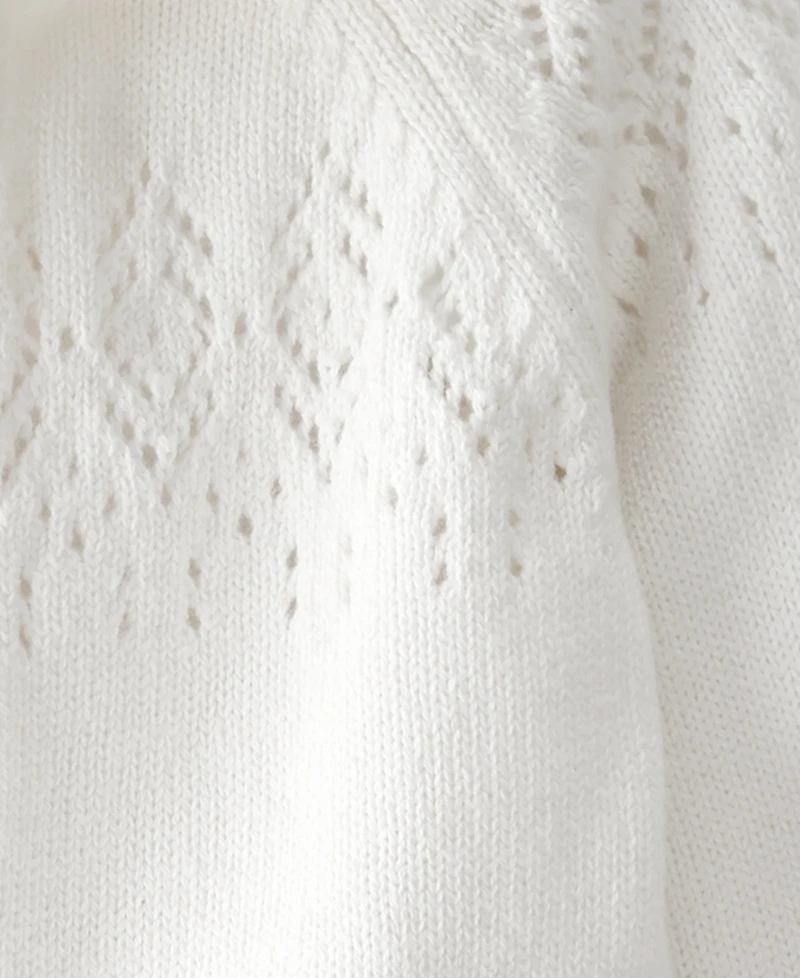 Little Planet by Carter's Baby Boys or Girls Organic Sweater Knit Pointelle Jumpsuit