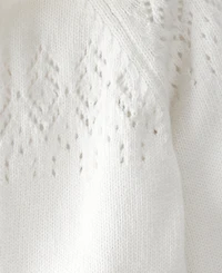Little Planet by Carter's Baby Boys or Girls Organic Sweater Knit Pointelle Jumpsuit