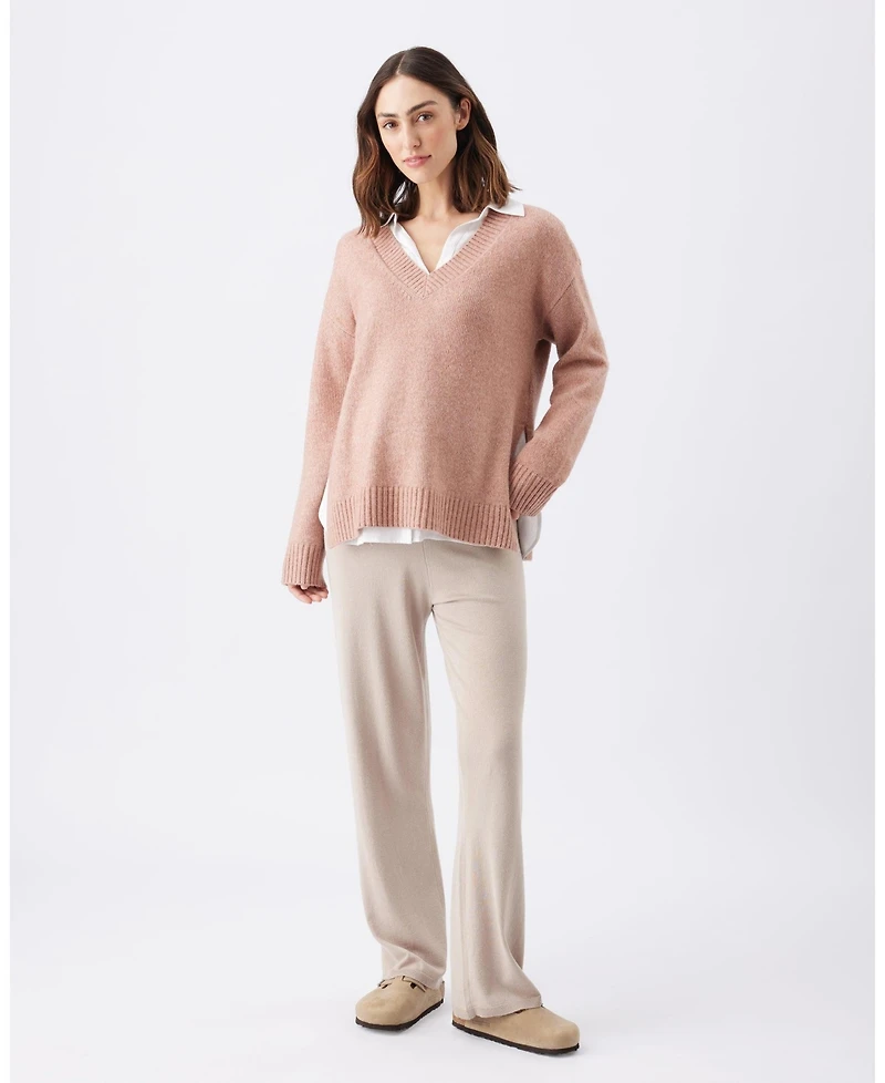 Ripe Maternity Ryan Knit Pants Stone - Stylish Comfort for Every Occasion