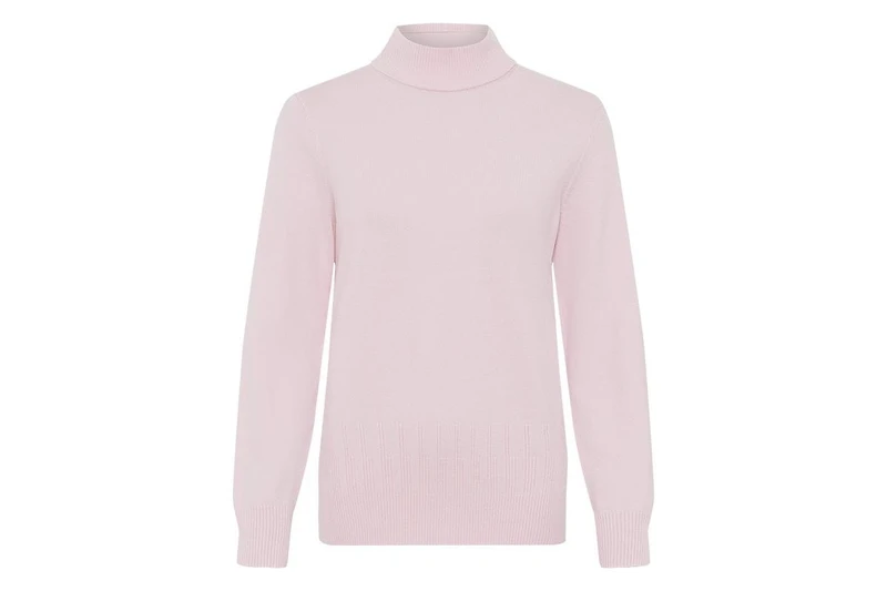 Olsen Solid Mock Neck Sweater