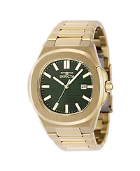 Invicta Men's 48518 Speedway Quartz 3 Hand Green Dial Watch