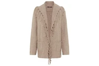 Olsen Women's Fringe Trim Cardigan