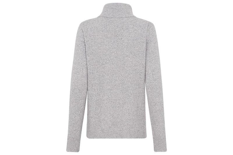 Olsen Women's 1/4 Zip Mock Neck Sweater