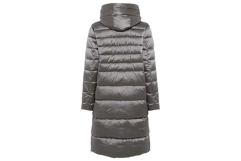 Olsen Women's Longline Hooded Puffer Coat