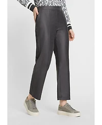 Olsen Mona Fit Straight Leg Coated Pull-On Pant