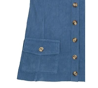 Rare Editions Big Girls 3 piece Knit Vest, Corduroy Skort and Necklace Set