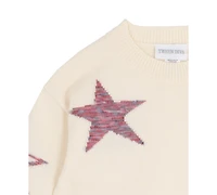 Rare Editions Big Girls 2-Piece Star Sweater and Pleated Skort Set