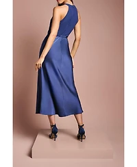 Oasis Women's Satin Halter Neck Bridesmaid Dress
