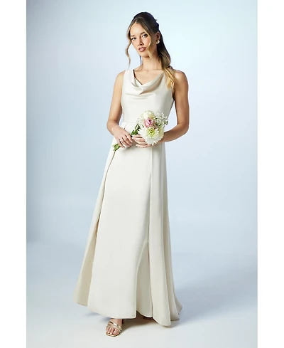 Coast Sleeveless Cowl Neck Bridesmaid Dress
