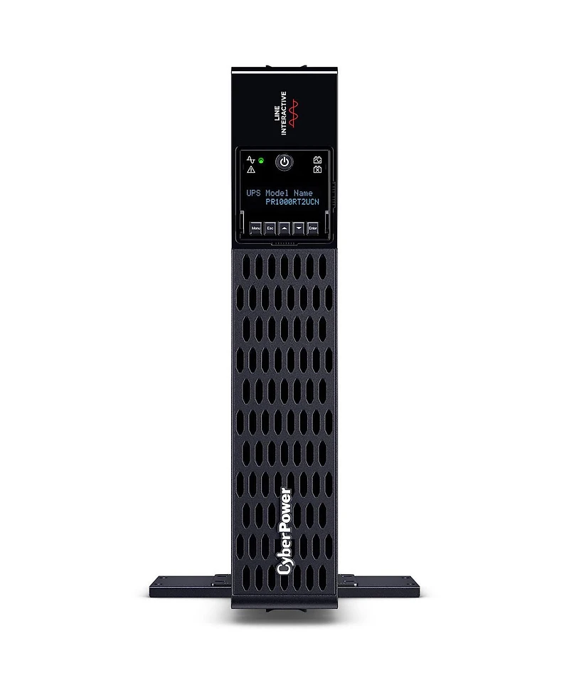 CyberPower PR1000RT2UCN 1000VA/1000W Smart App Sinewave Rack/Tower Ups, Black