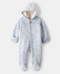 Carter's Baby Boys Long Sleeves Dinosaur Print Jumpsuit