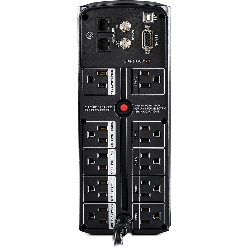 CyberPower Avr Computer Battery Backup, 900VA 560W Ups, 8 Outlets