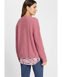 Olsen Women's Boucle Knit Cardigan