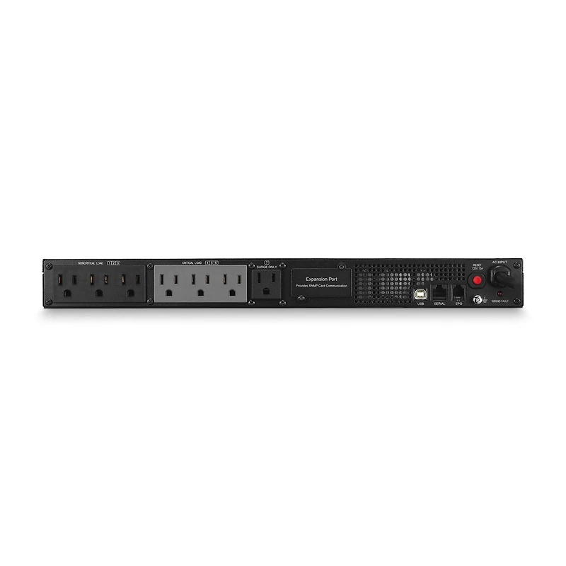 CyberPower PR1000LCDRT1U 1000VA/800W Smart App Sinewave Rack/Tower Ups, Nema 5-15P, 1U