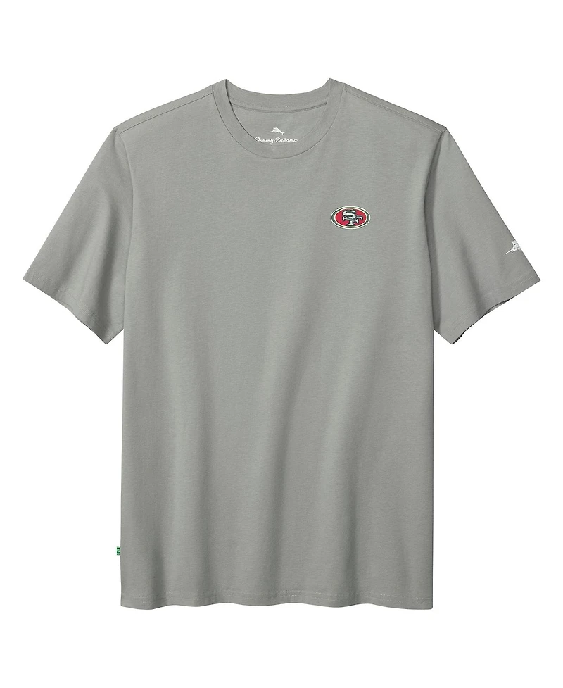 Tommy Bahama Men's Gray San Francisco 49ers Huddle Hang Tens T-Shirt