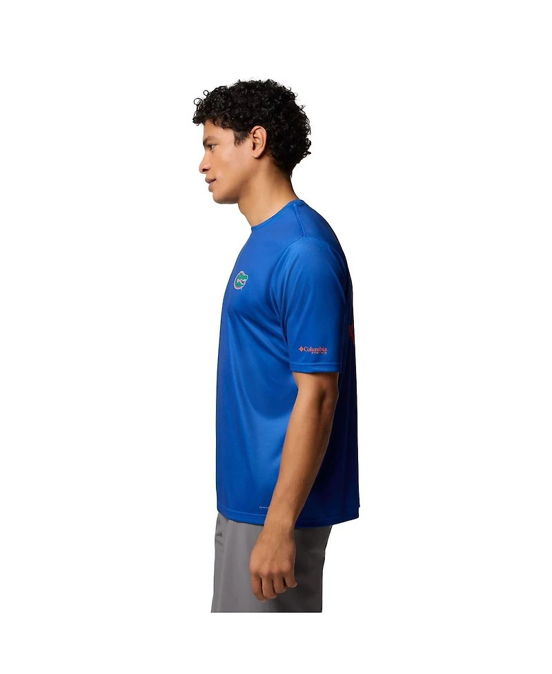 Columbia Men's Royal Florida Gators Terminal Tackle State Omni-Shade T-Shirt