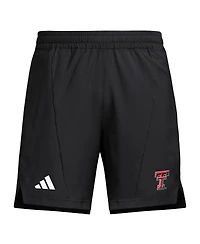 Adidas Men's Black Texas Tech Red Raiders Program Woven Training Shorts