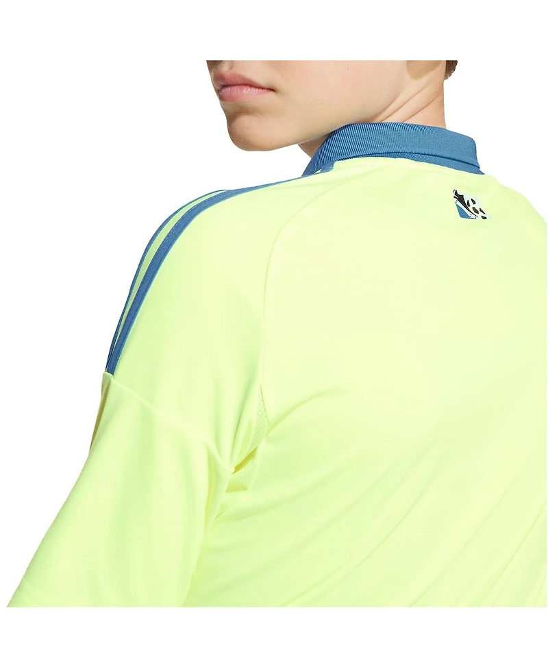 Adidas Big Boys and Girls adidas Yellow Charlotte Fc 2025 Third Replica Jersey