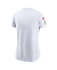 Nike Women's White New York Giants 2024 Salute To Service Legend Performance T-Shirt