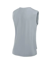 Fanatics Women's Gray Las Vegas Raiders Studio Embrace Tank Top