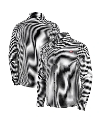 J. Palmer Men's Black Ohio State Buckeyes Dual Threat Long Sleeve Button-Up Shirt