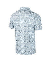 Colosseum Men's Navy West Virginia Mountaineers It's Time Allover Print Polo Shirt