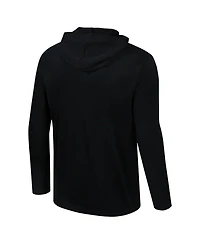 Colosseum Men's Black Oregon Ducks Color Pop Active Blend 2-Hit Long Sleeve Hooded T-Shirt